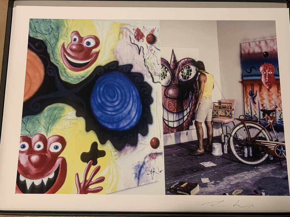 kenny scharf in his studio