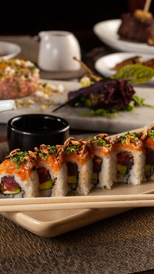 Sushi and other shared plates