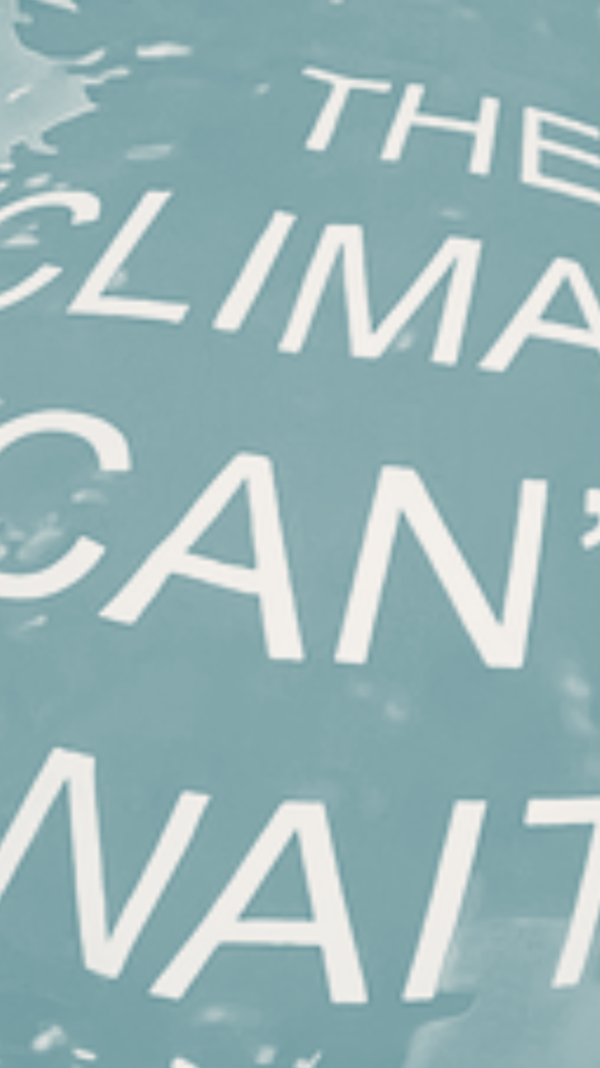 The Climate Can't Wait Image on Betsy Orb