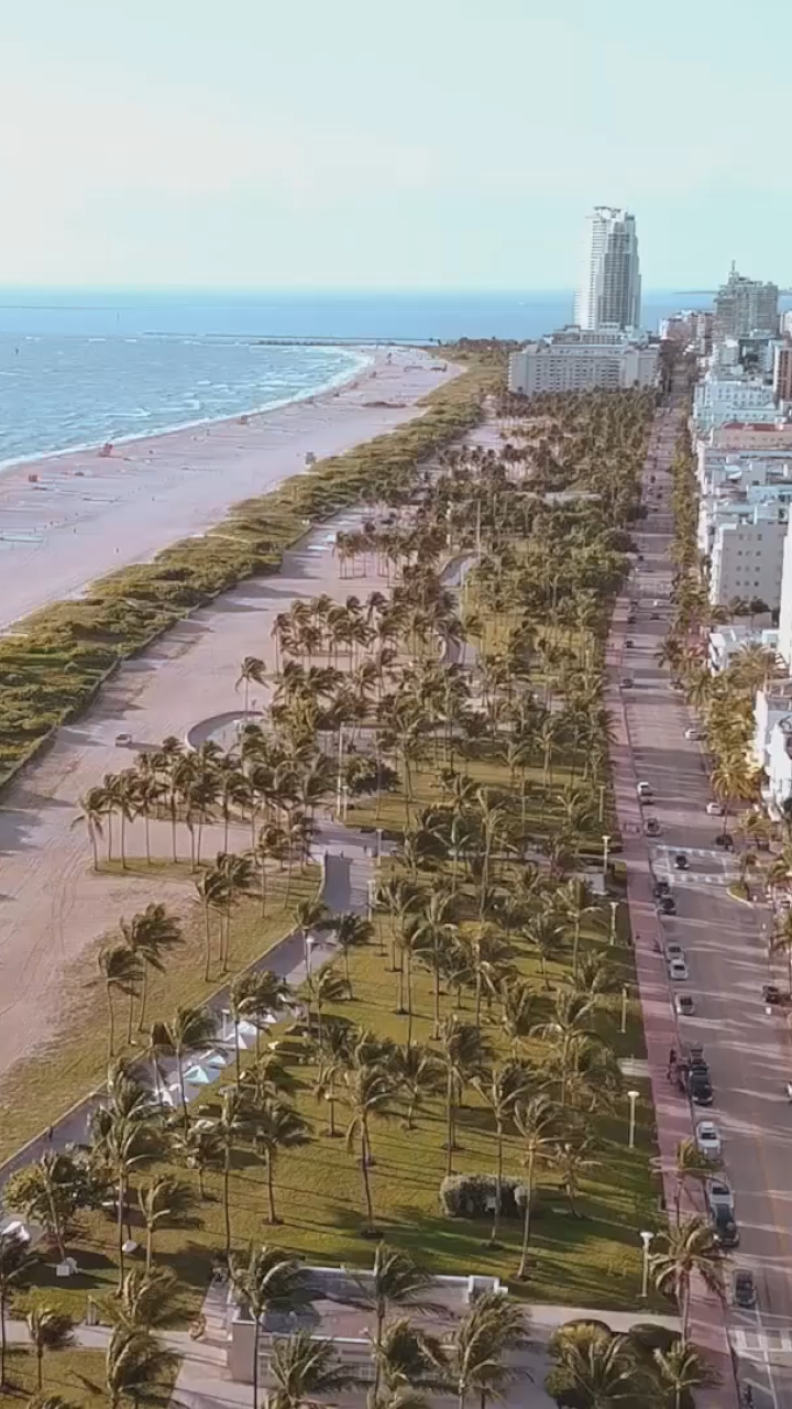 Birds eye view of South Beach