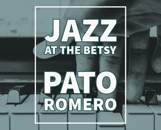 Jazz at The Betsy - Pato Romero, hand on piano keys