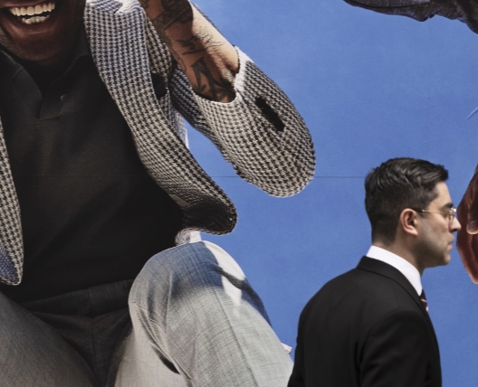 Mens Fashion Advertisement, London, 2022